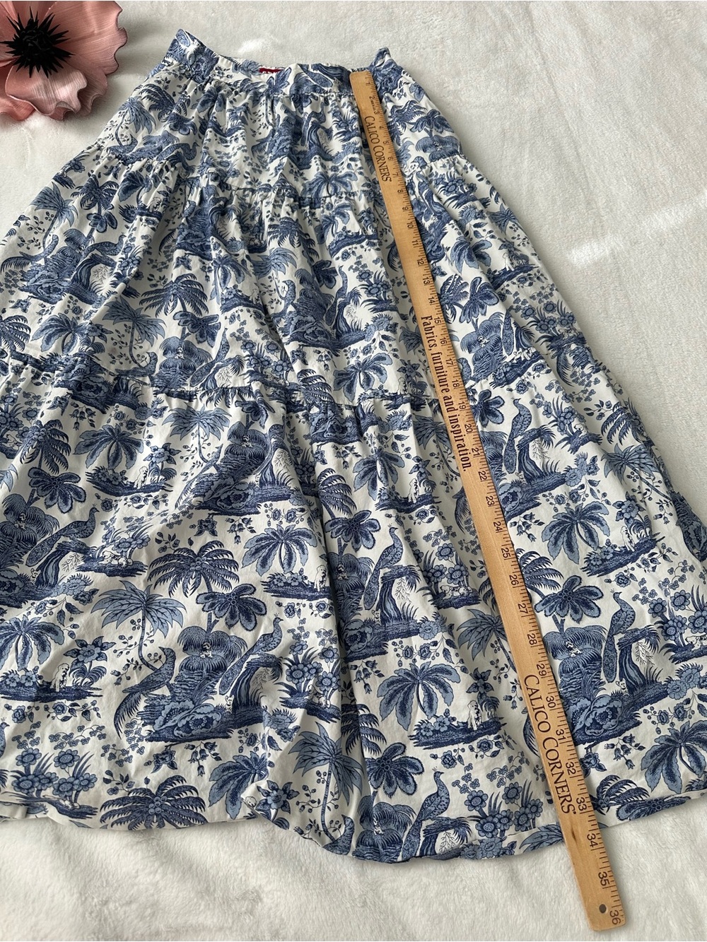 Staud Sea Skirt in Blue Toile size 0 - Picture 7 of 12